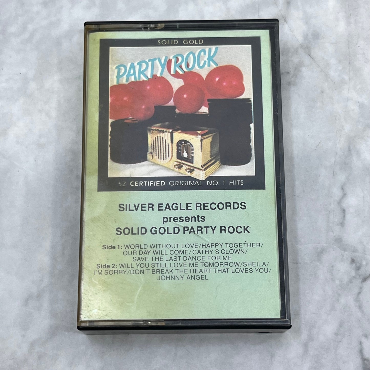 Silver Eagle Records 1982 Solid Gold Party Rock Cassette Tape #5 TH9-C1