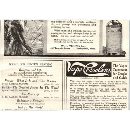 c1920 Harper's Magazine Ad - Cooks Travel Service Thomas Cook & Son EA3-4