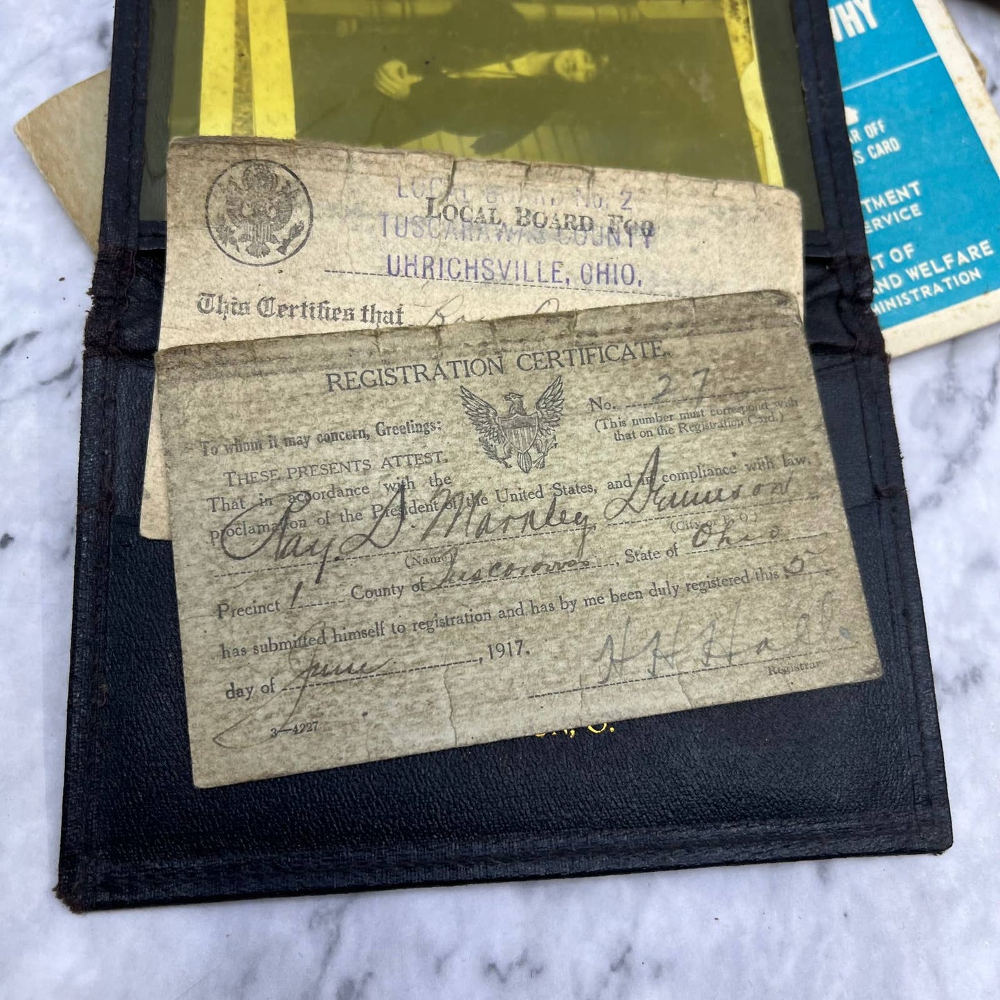 1917-1965 Huge Genealogy Lot Ray & Helen Markley Cadiz Ohio TJ8