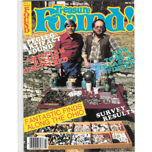Treasure Found! Magazine 1984 Fall Metal Detecting Gold Diamonds M2