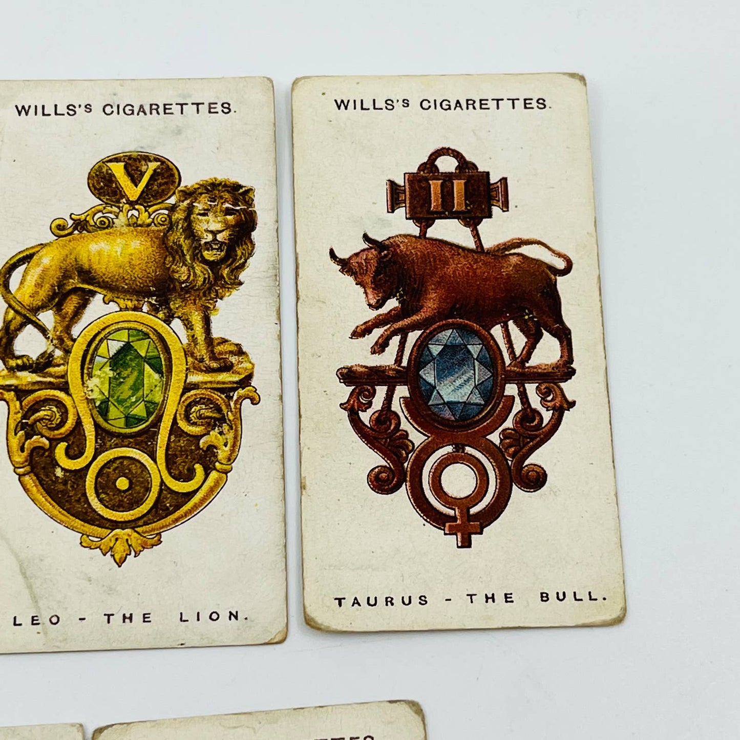 Will’s Cigarette Cards LUCKY CHARMS Lot of 7 Cards 2,3,4,5,6,9,10 EA2
