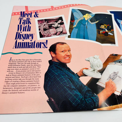 Walt Disney World MGM STUDIOS Special Sneak Preview Guide Magazine 1988 BA1