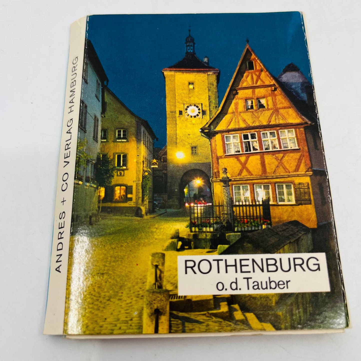 1960s Rothenburg O.D. Tauber Germany Mini Photo Souvenir Booklet EA1