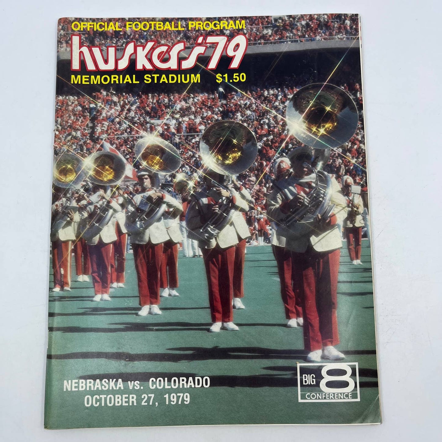 1979 Nebraska Cornhuskers vs. Colorado College Football Program Big 8 TH6