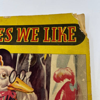 1942 Children's Stories We Like Coloring Book Madsen Cover Illustrated TH8