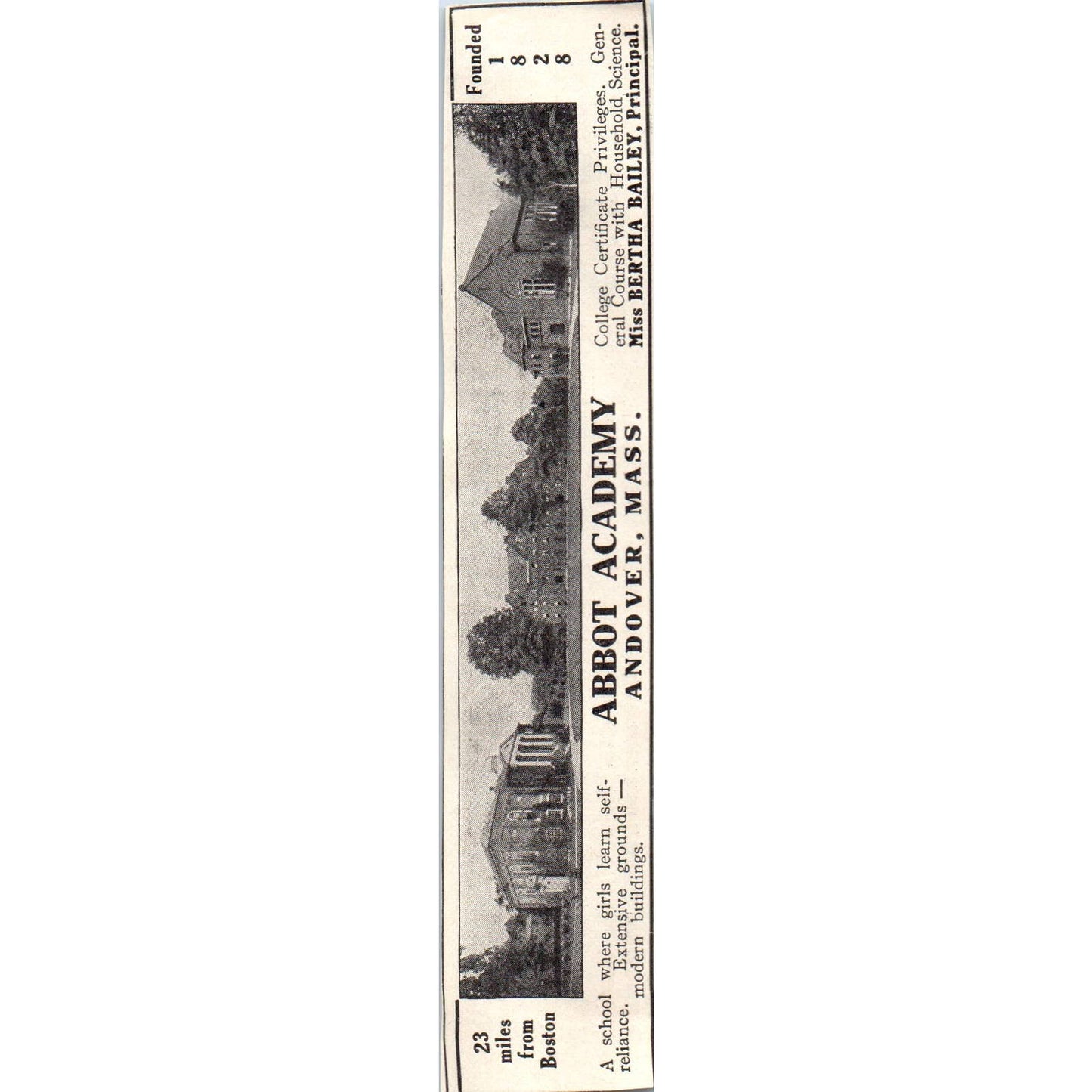 c1920 Harper's Ad Sea Pines Girls School of Personality Faith Bickford EA3-3