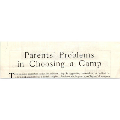 c1920 Harper's Magazine Ad - Shattuck School Faribault MN C.W. Newhall EA3