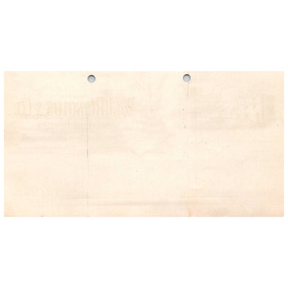 1903 Wm T. Reynolds Wholesale Grocers Letterhead Billhead Poughkeepsie NY AD1