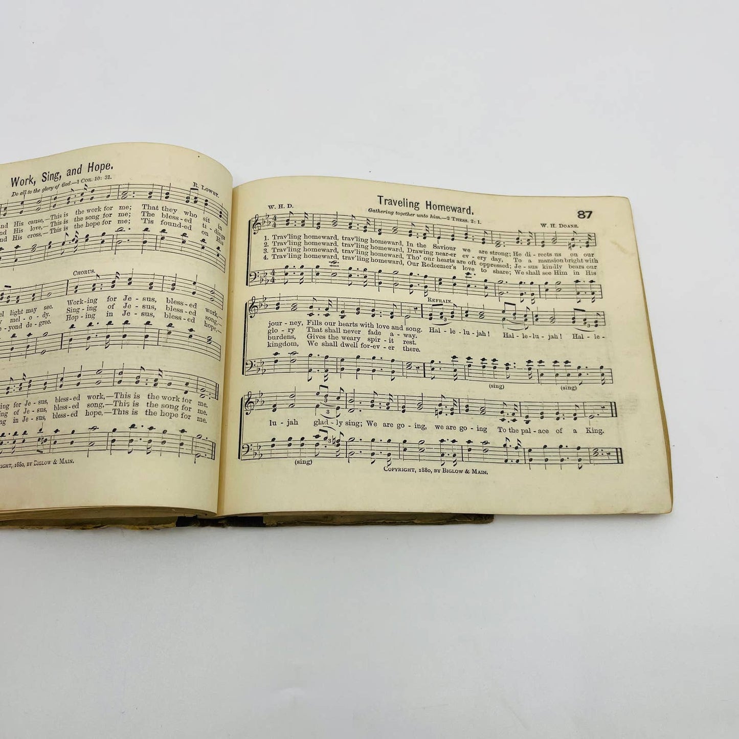 1880 GOOD AS GOLD Sunday School Hymnal Biglow & Main Randolph St. Chicago TD7