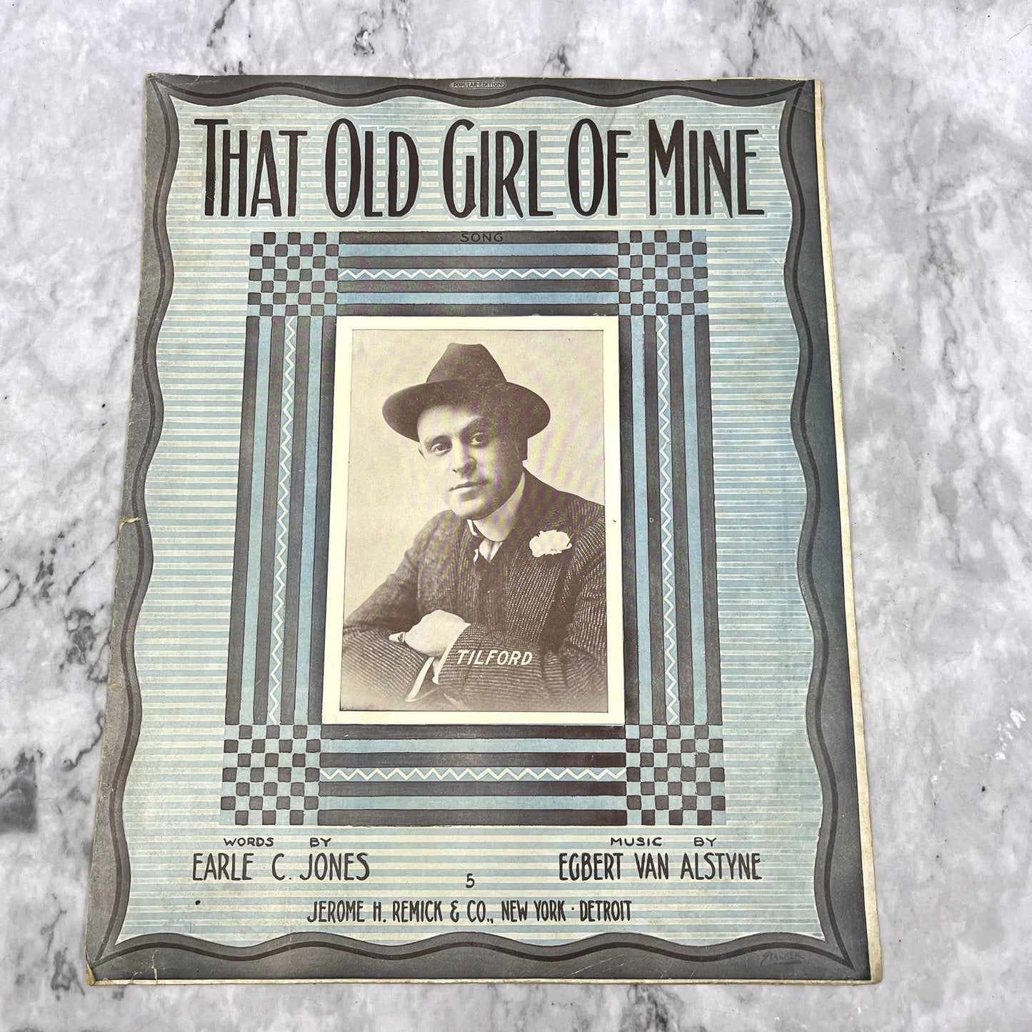 That Old Girl of Mine Egbert Van Alstyne Earle C. Jones 1912 Sheet Music TK2-SM