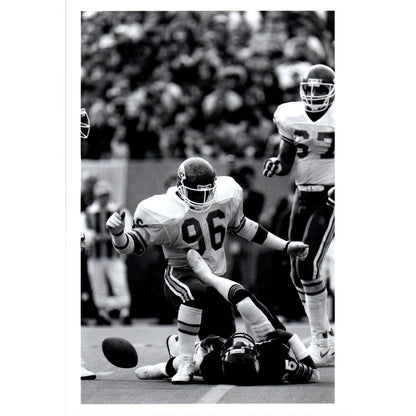 1988 Original Press Photo Football Kansas City Chiefs Aaron Pearson 7x10" TK2-FP