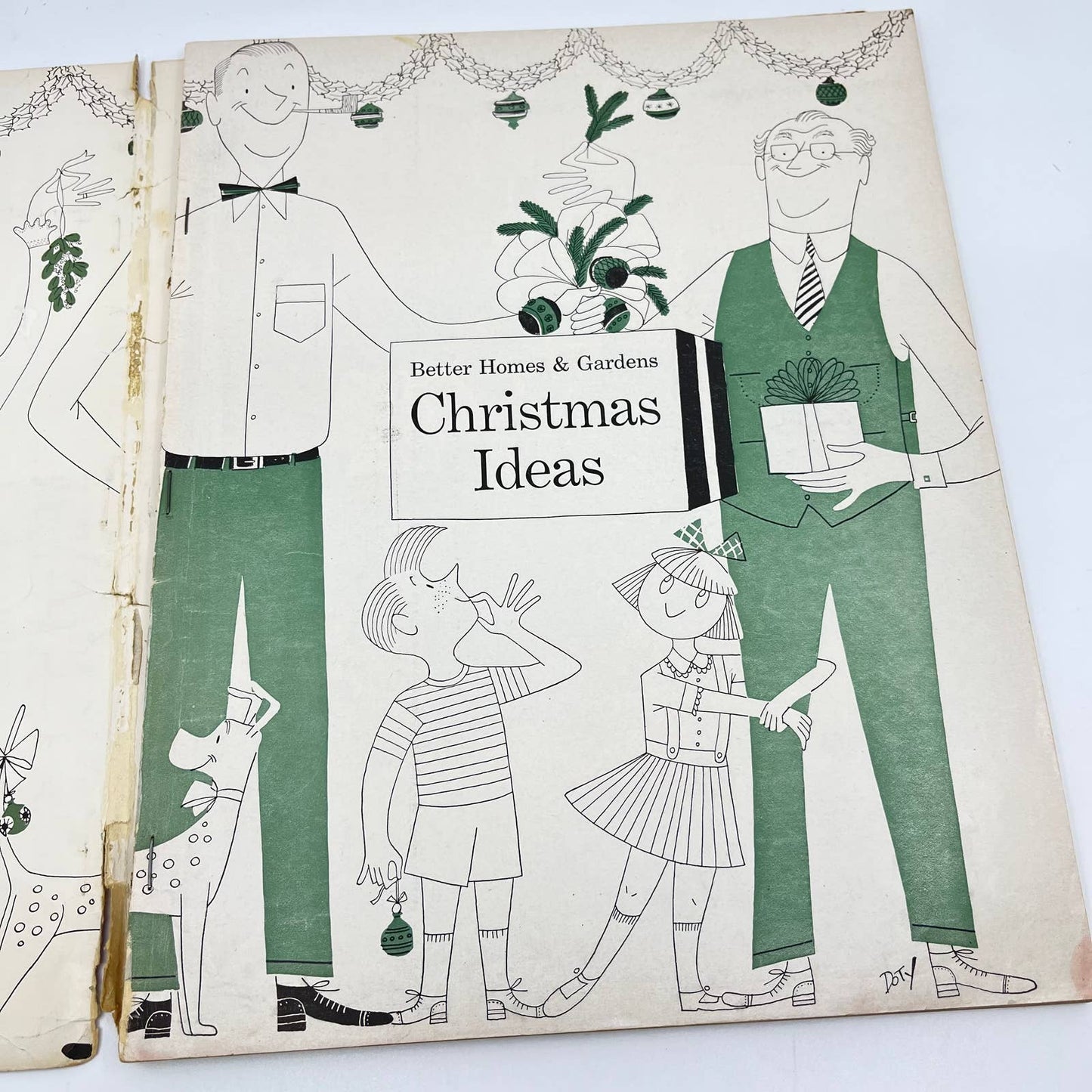 Vintage Better Homes and Gardens Christmas Ideas 1952 Edition TF5