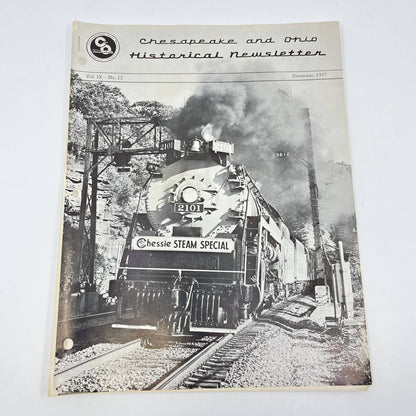 1977 Dec Chesapeake and Ohio Historical Newsletter C&O RR Thomas Dixon WV TE2