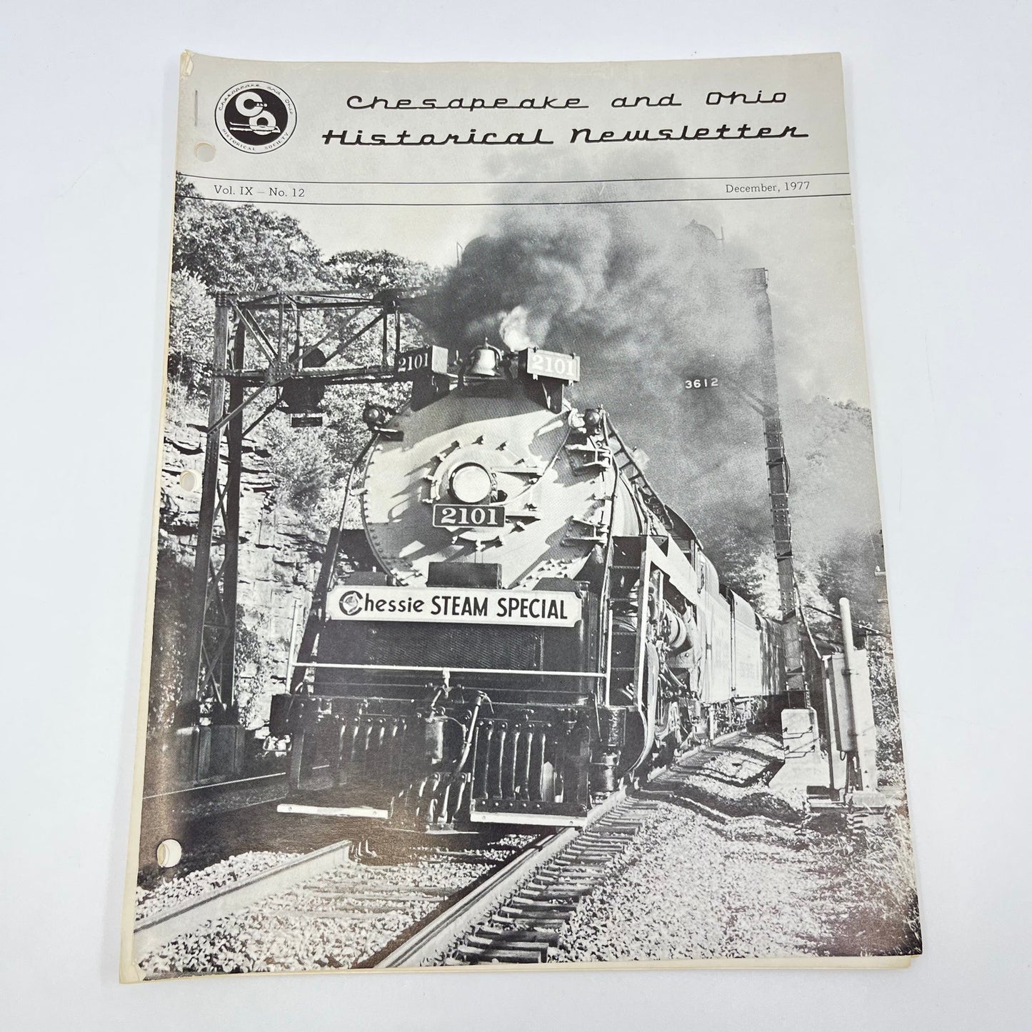 1977 Dec Chesapeake and Ohio Historical Newsletter C&O RR Thomas Dixon WV M1-2