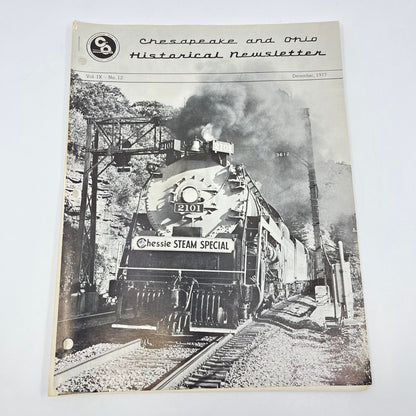 1977 Dec Chesapeake and Ohio Historical Newsletter C&O RR Thomas Dixon WV M1-2