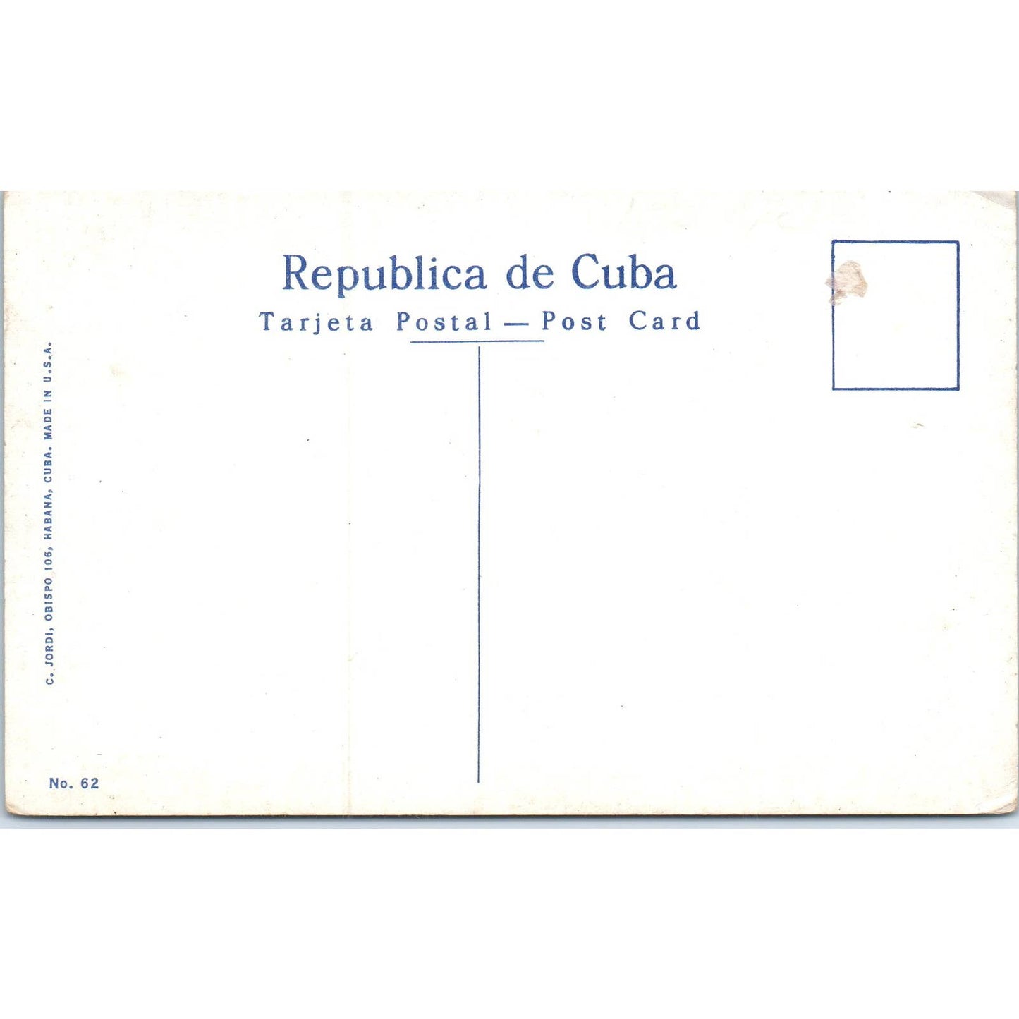 Jose Miguel Gomez Monument Havana Cuba Original Postcard TK1-P16