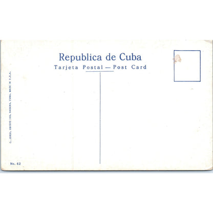 Jose Miguel Gomez Monument Havana Cuba Original Postcard P3-1