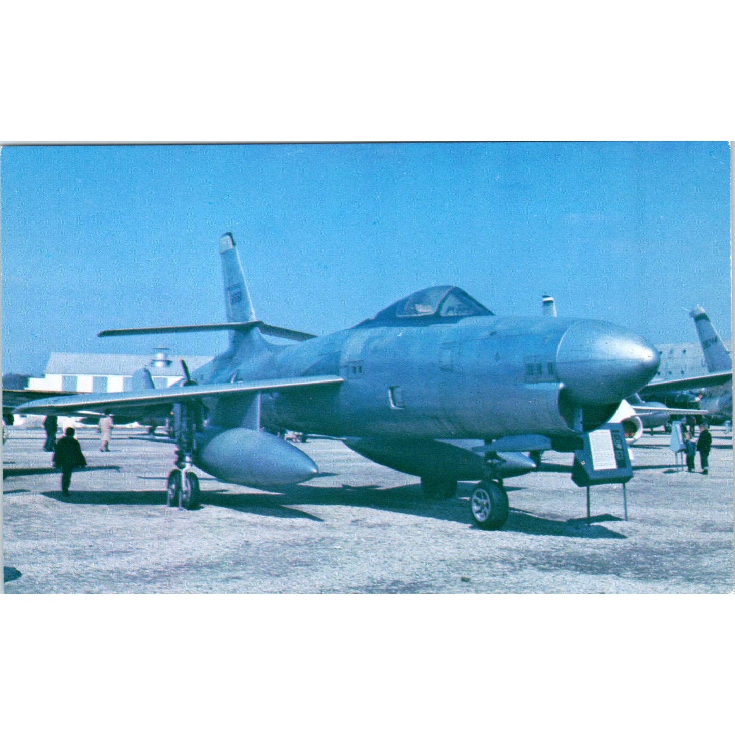 Vintage Postcard Republic XF-91 Thundercepter Plane EA3