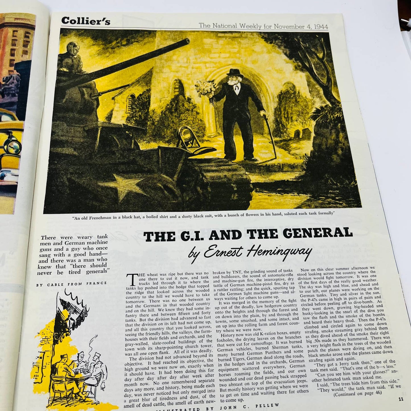 Collier’s Magazine Nov 4 1944 Hemingway The GI and the General TD5