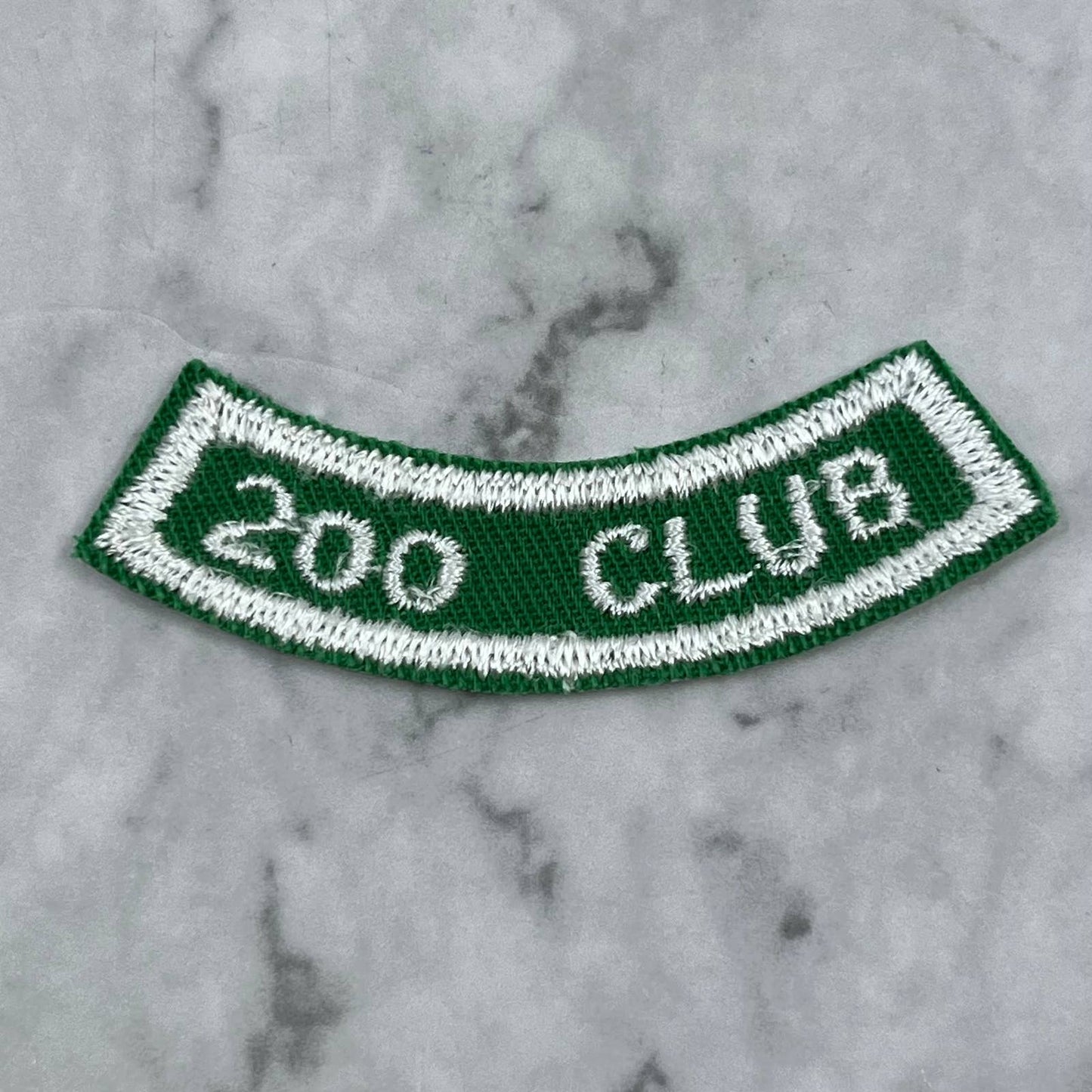 Vintage Embroidered Bowling Patch 200 CLUB SE7