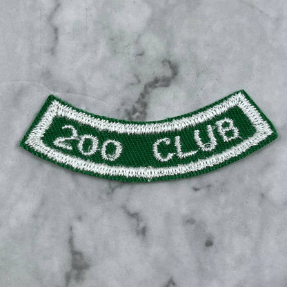 Vintage Embroidered Bowling Patch 200 CLUB SE7