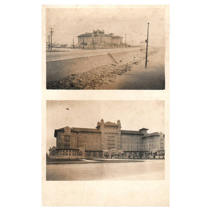 Hotel Galvez Galveston TX c1910 - Original Postcard RPPC TJ8-4