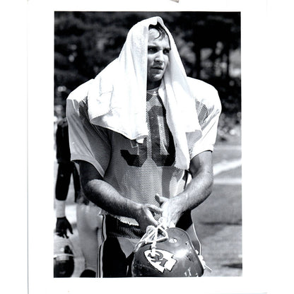 1987 Original Press Photo NFL Kansas City Chiefs Steve Pontiakos 8x10" TK2-FP