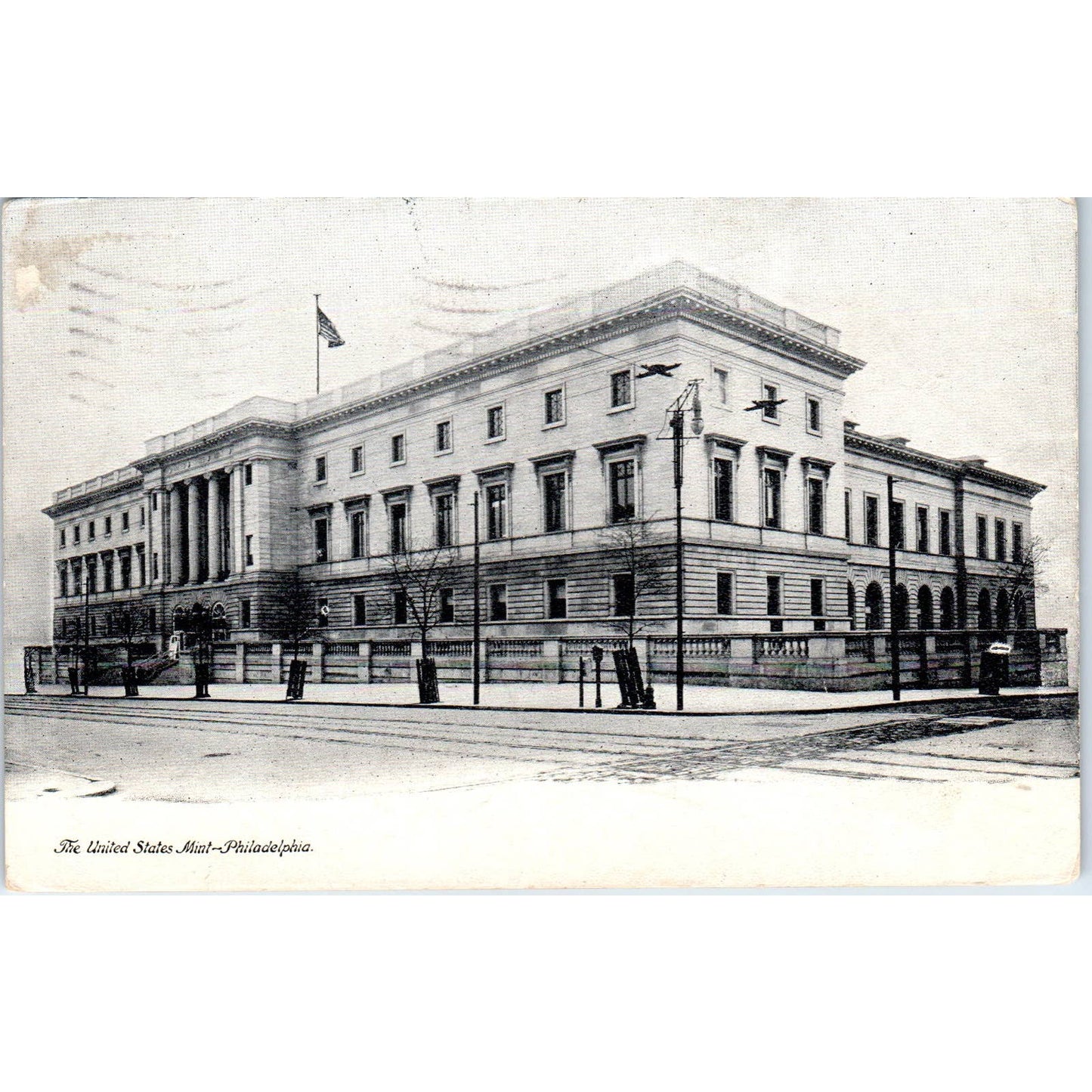 1905 Postcard The United States Mint, Philadelphia PA TI1-1