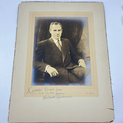 Antique Portrait Frederick Barbour Signed Blank Stoller New York 12x15 FL1