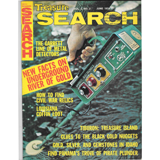 Treasure Search Magazine - Treasure Hunting Mining Metal Detecting June 1974 M4