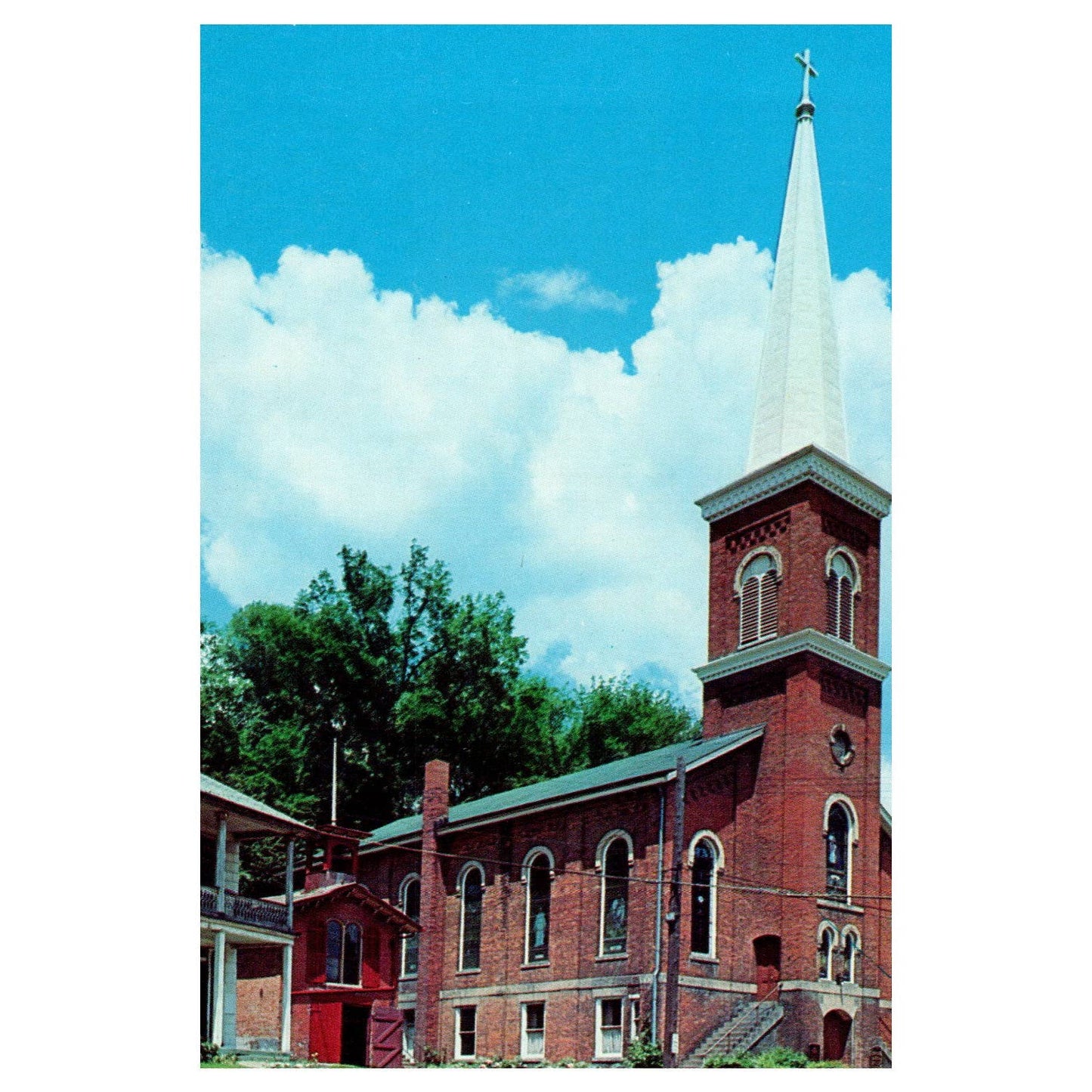 Vintage Postcard - First Methodist Church Galena Illinois TJ7-1