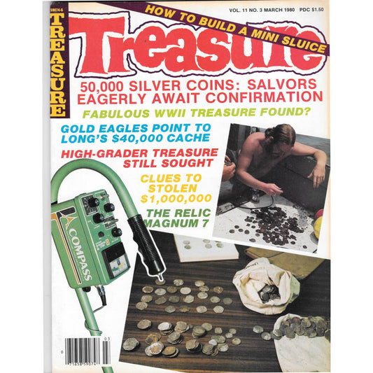 Treasure Magazine - Treasure Hunting Gold Mining Metal Detecting March 1980 M5