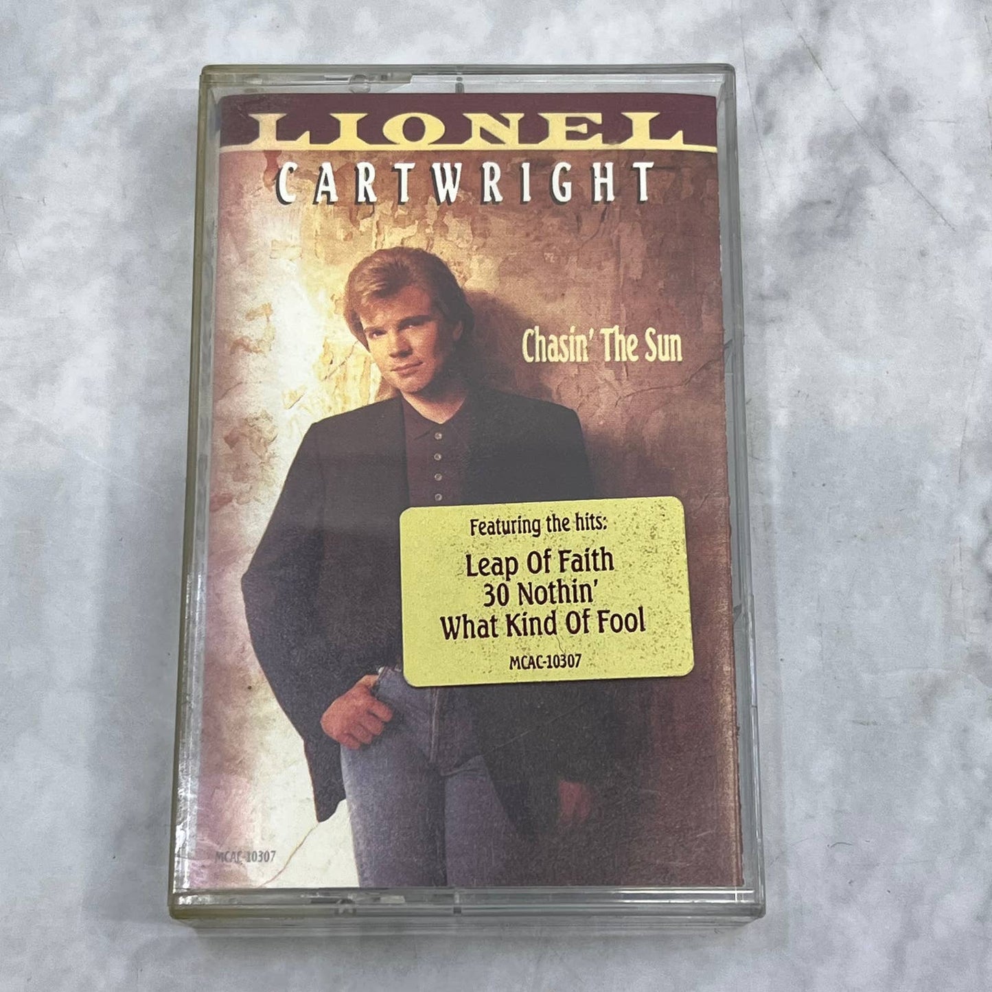 Lionel Cartwright Chasin' The Sun Cassette,USA. Cassette Tape TB7-20