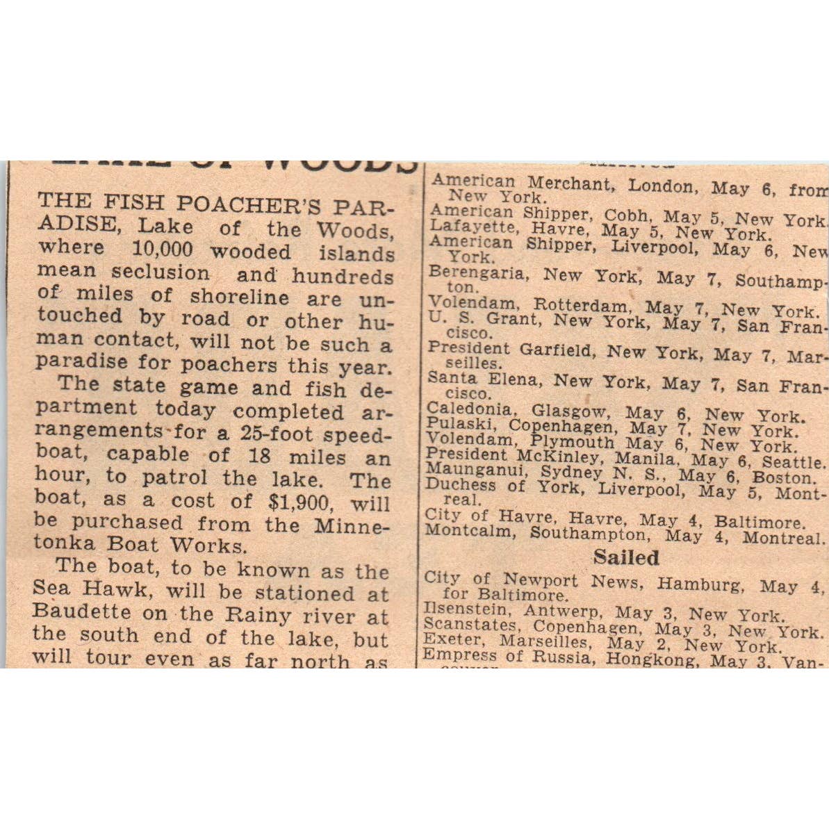 1935 Minneapolis Journal Newspaper Ad Salada Tea FL5-6