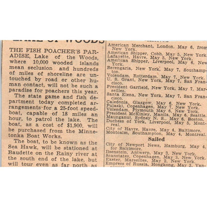 1935 Minneapolis Journal Newspaper Ad Salada Tea FL5-6