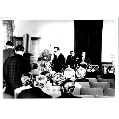 Costa Rica Ambassador Facio at Student Q&A Original Photo 5x7 TK1-P4