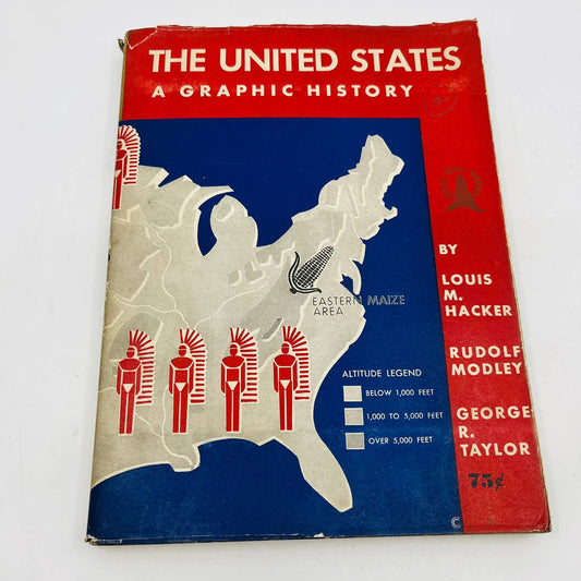 The United States: A Graphic History Hacker, Modley, Taylor w/ Dust Jacket BA4