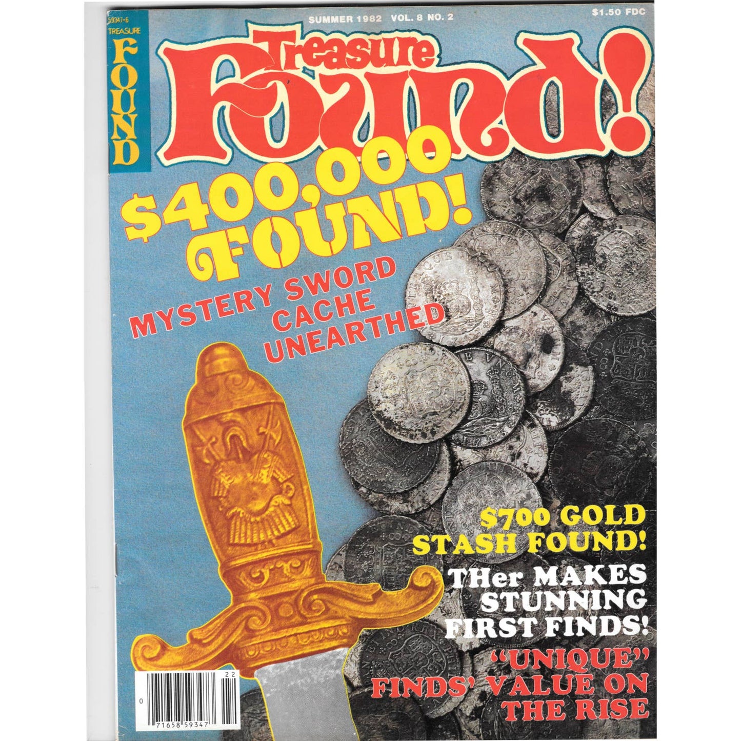 Treasure Found Magazine - Treasure Hunting Gold Metal Detecting Summer 1982 M4