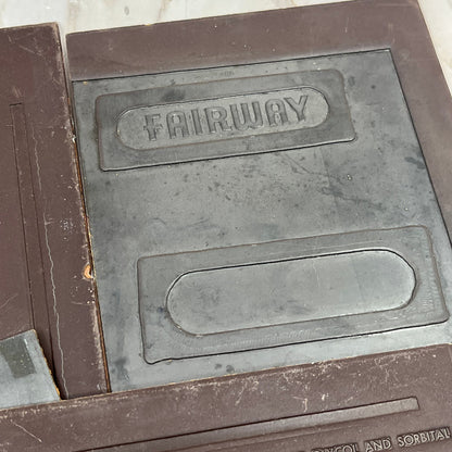 Vtg Newspaper Ad Printing Plate Flong Set of 6 MN Duluth Albert Lea TC9-3