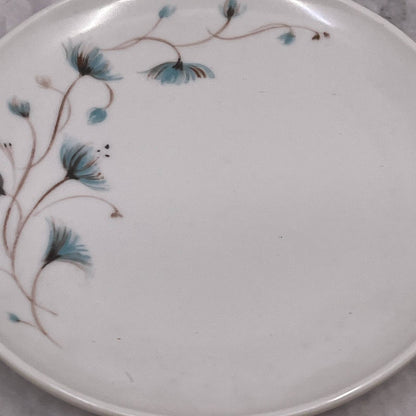 MCM Kenro Melamine Melmac Dessert  Plate Set of 2 White with Blue Flowers TJ5