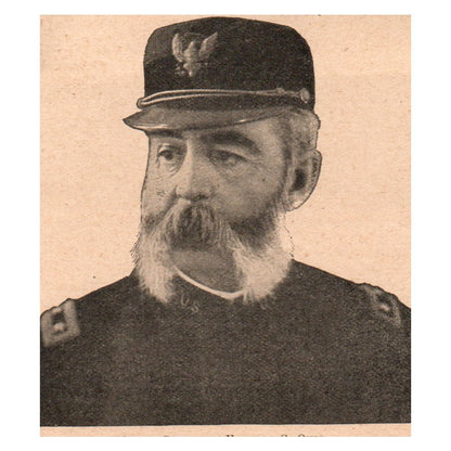 Major-General Elwell S. Otis Portrait 3x3.5" Original Engraving 1899 AK3-7