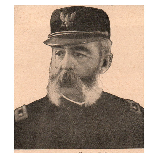 Major-General Elwell S. Otis Portrait 3x3.5" Original Engraving 1899 AK3-7