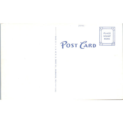 Vintage Postcard US Military Motorized Balloon Zeppelin Blimp EA3