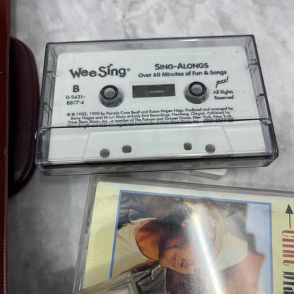 Vintage Cassette Tape Case Full of Classic Country Music Cassettes TJ4