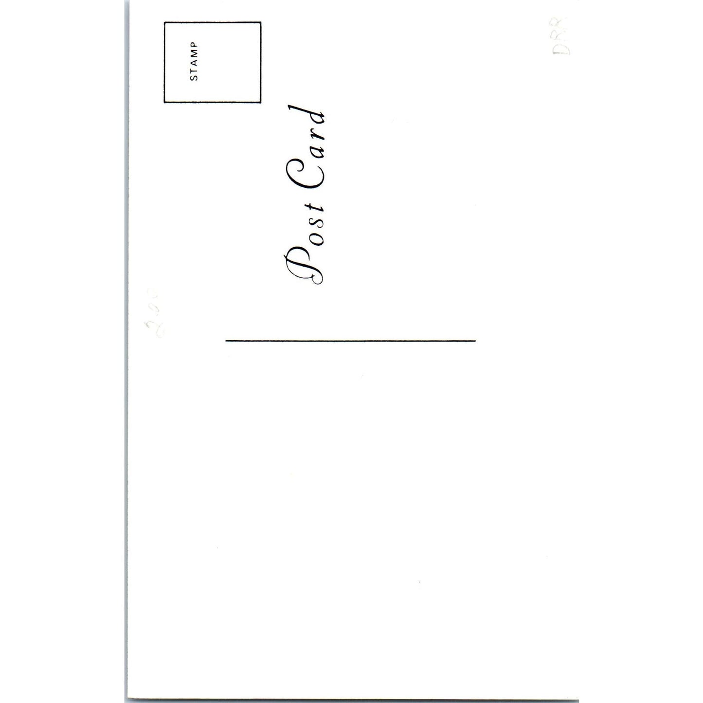 Vintage Girl With Large Bisque Baby Doll Green Tint Original Postcard PB8