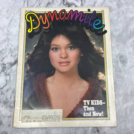 DYNAMITE magazine 1981 Vol 5 No 1 #86 VALERIE BERTINELLI TV KIDS THEN & NOW TJ4