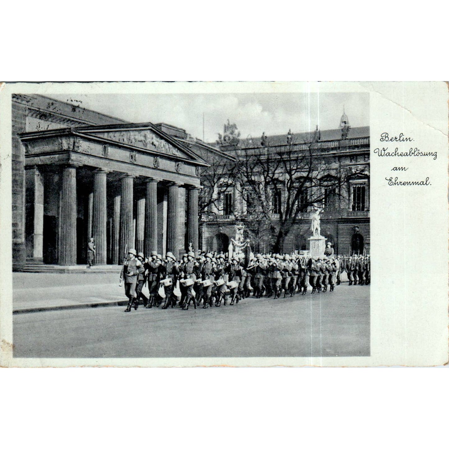 Berlin, Wachablösung am Ehrenmal, Wehrmacht 1911 Original Postcard TK1-P12