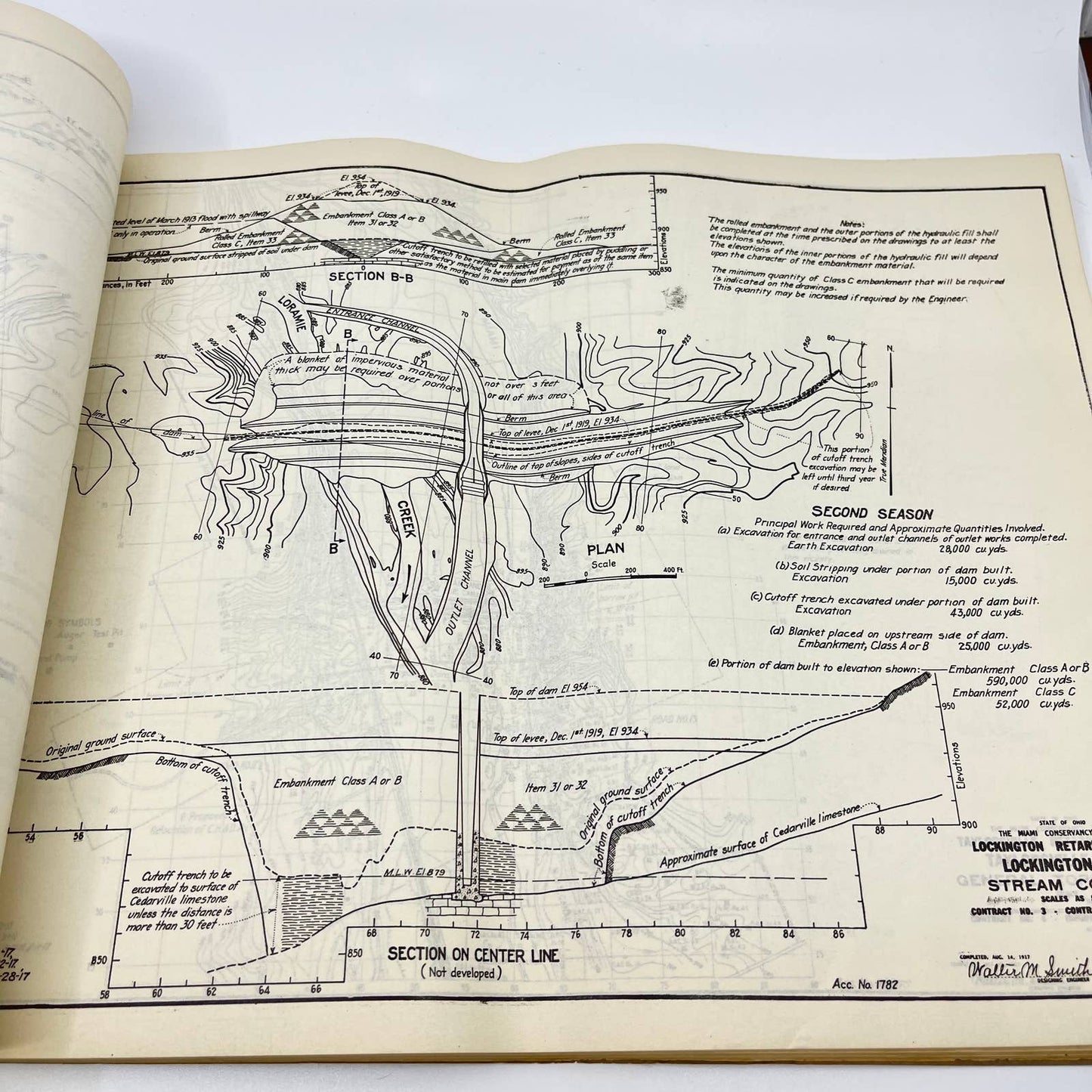 1910 Atlas Selected Contract and Information Drawings Dayton Ohio TE7