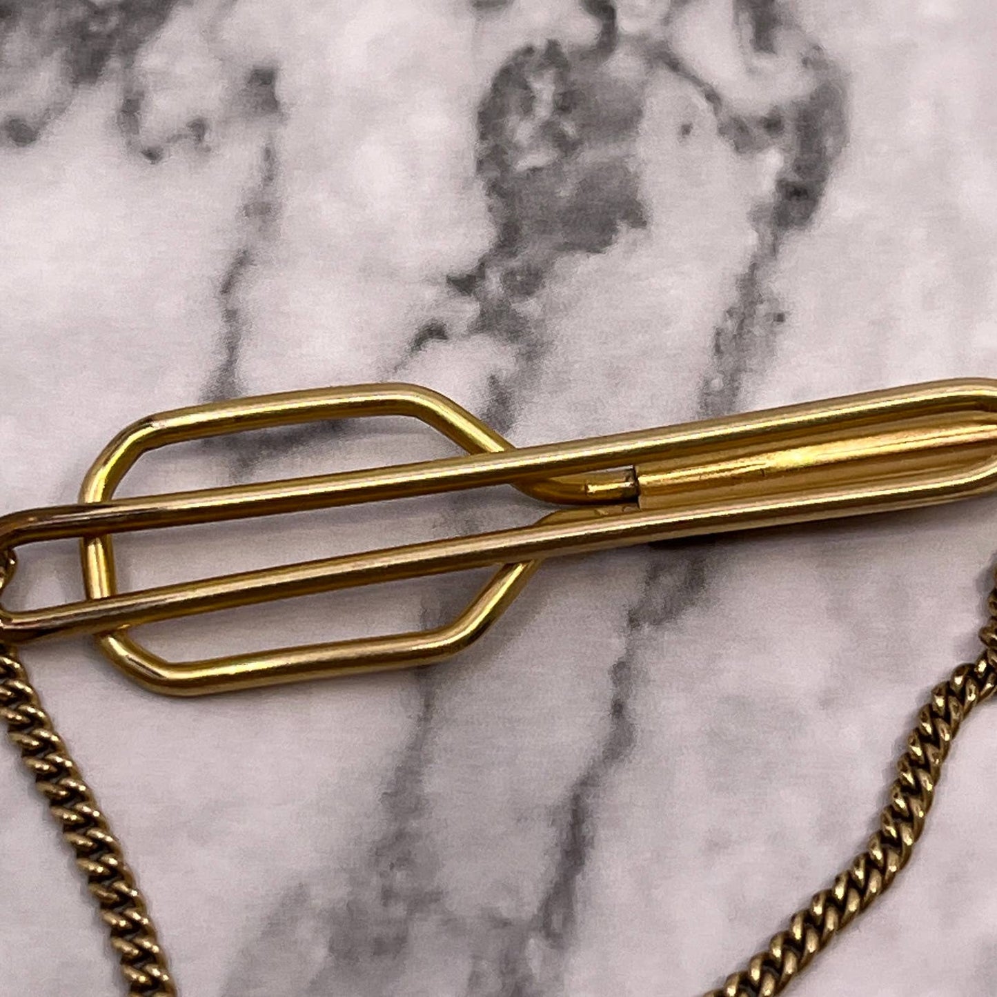 Vintage 12k Gold Fill Masonic Shriner Campus Tie Clip Bar Clasp SA2
