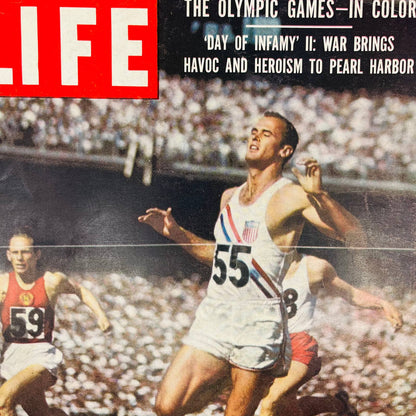 Life Magazine -December 10, 1956  Olympic games/Bobby Morrow/Pearl Harbor TA8